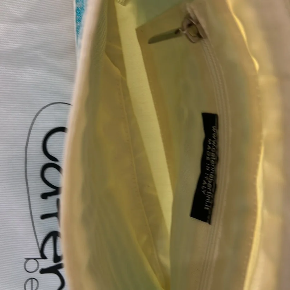 Catering Bertini Clutch turquoise and white NWT - Picture 4 of 6